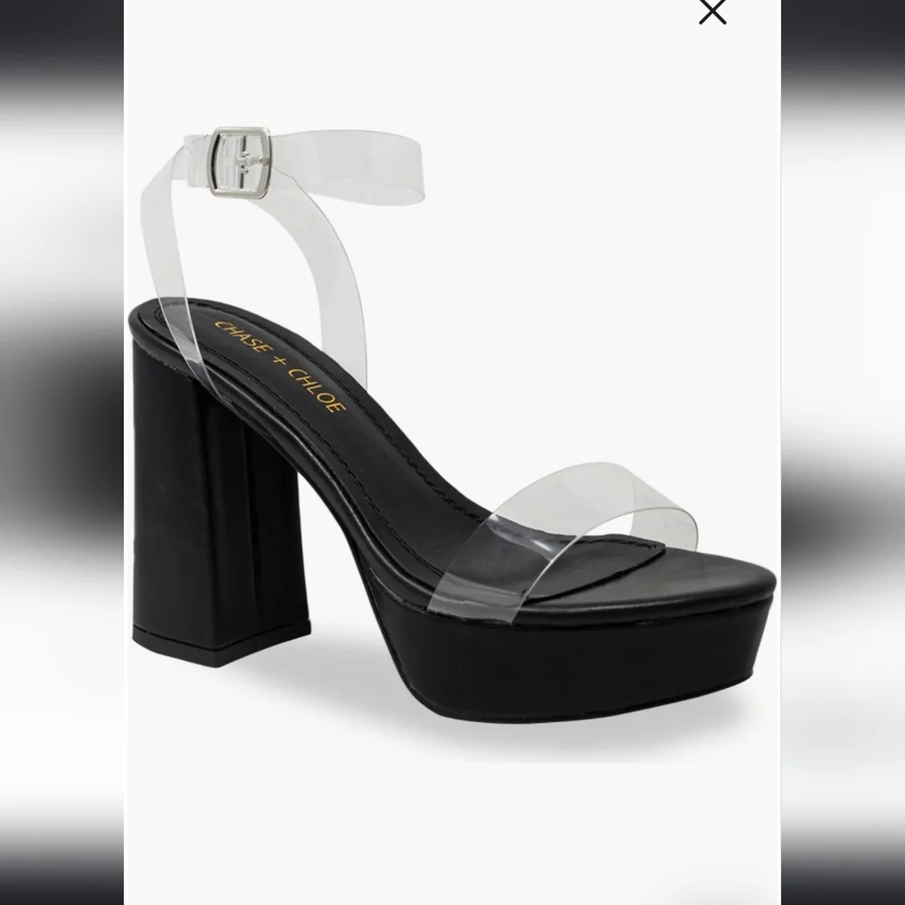 Chase + Chloe Pink Women's Heels - Picture 7 of 7